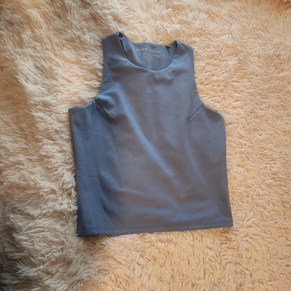Blue Sleeveless Top